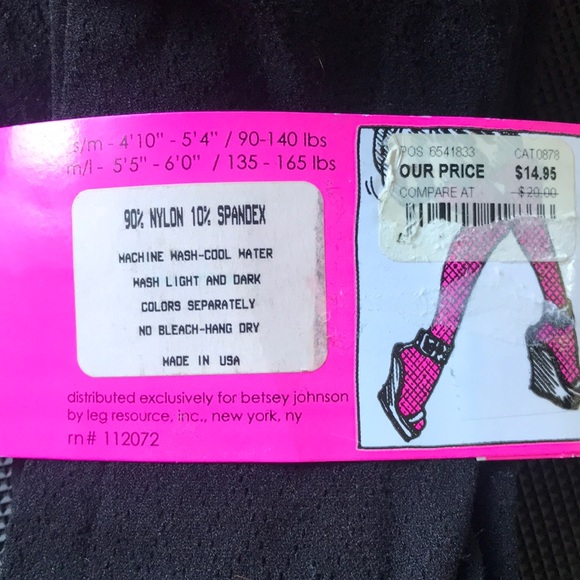 Betsey Johnson tights - Picture 4 of 4